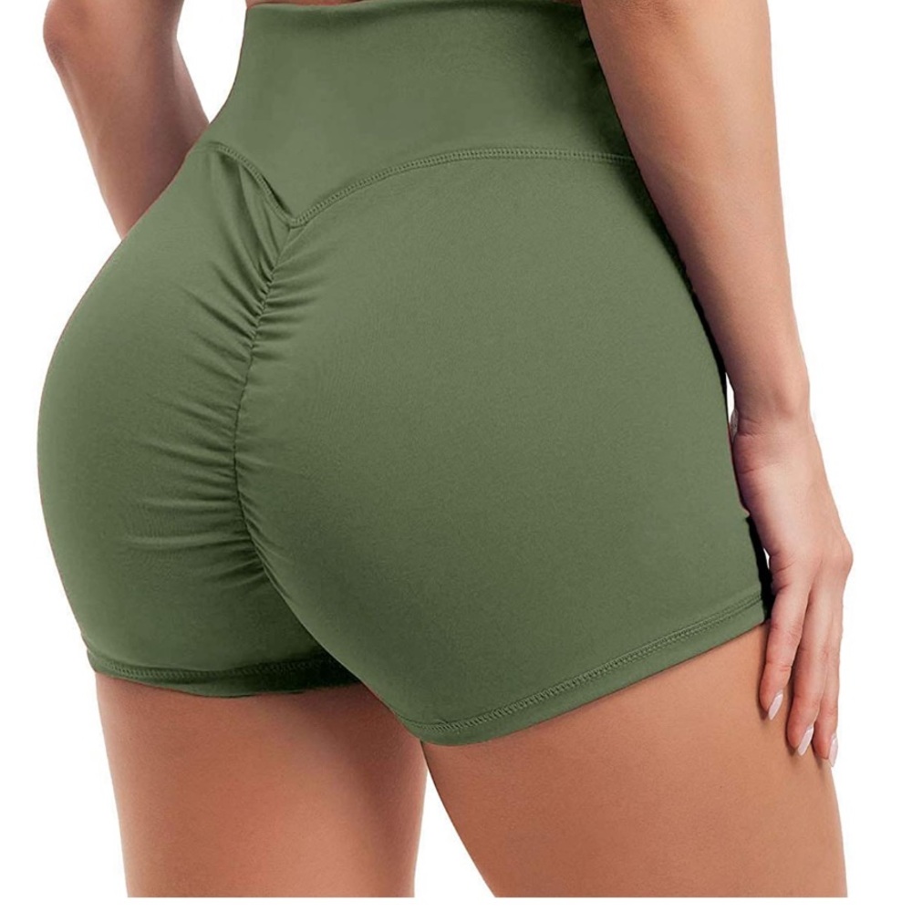 Butt Lifting Shorts Green